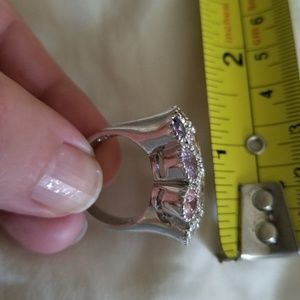 Multi colored cocktail ring size 8